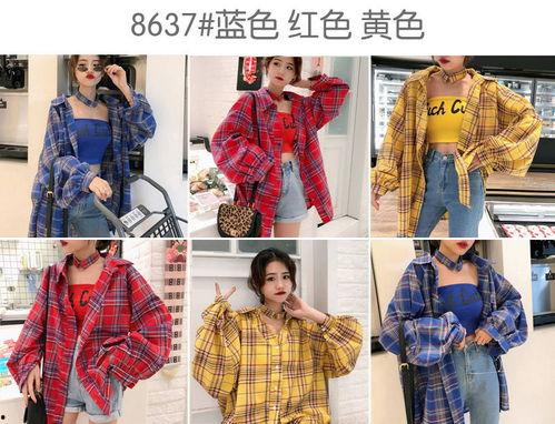 日本网红衬衫女,时尚潮流的街头代言人